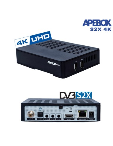 Apebox S2X 4K Receptor satélite