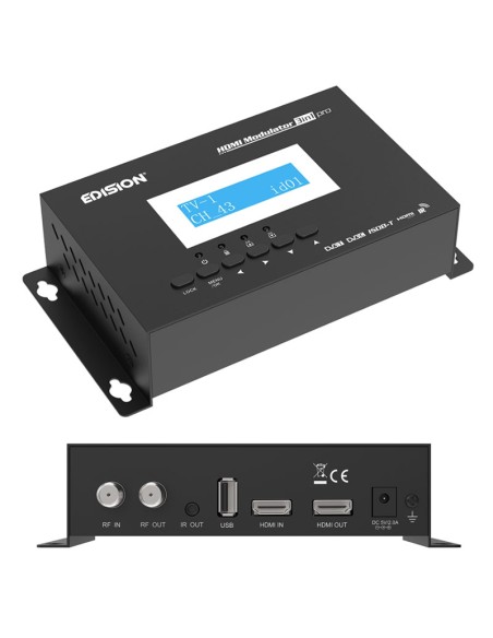 Modulador Edision HDMI 3 en 1 pro