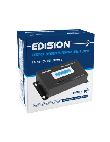 Modulador Edision HDMI 3 en 1 pro