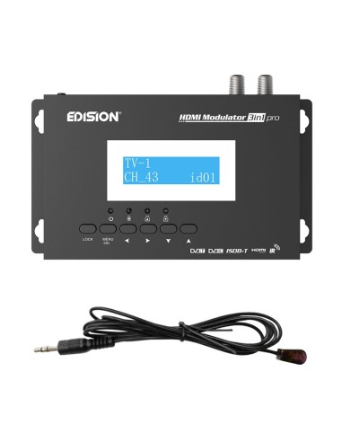 Modulador Edision HDMI 3 en 1 pro