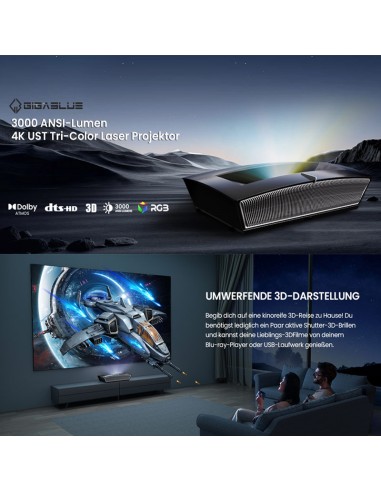 GigaBlue Home Cinema 3 UHD Triple Laser