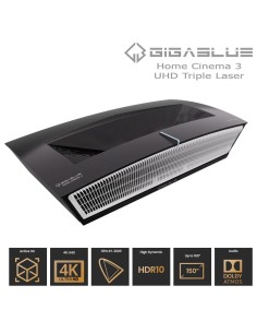 GigaBlue Home Cinema 3 UHD Triple Laser