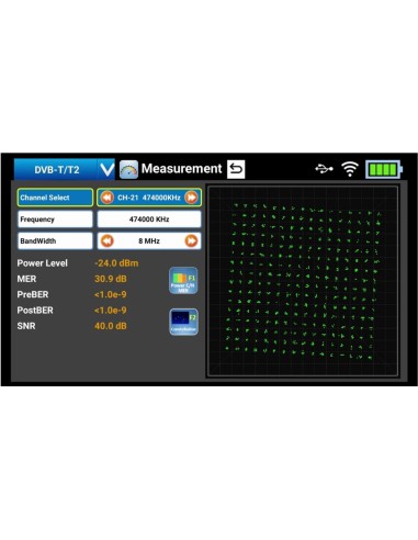 Medidor de señal Satlink ST-6988 Medición DBV-T/TS
