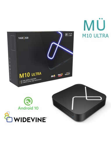 Medialink MÜ M10 Ultra Conexiones  AndroidTV Box & Media Streamer