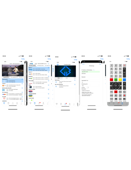 GigaBlue UHD Quad 4K Pro - APP, características aplicación móvil