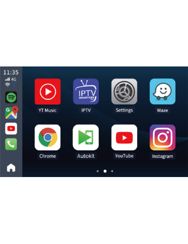 CarPlay TV Car Smart Box Android 13 para el coche - Aplicaciones, IP TV App, Google Chrome, Youtube, instagram