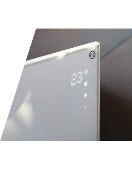 calefactor infrarrojos 720 panel cristal carbono pantalla táctil display digital calefactor infrarrojos 720 panel cristal carbono pantalla táctil display digital