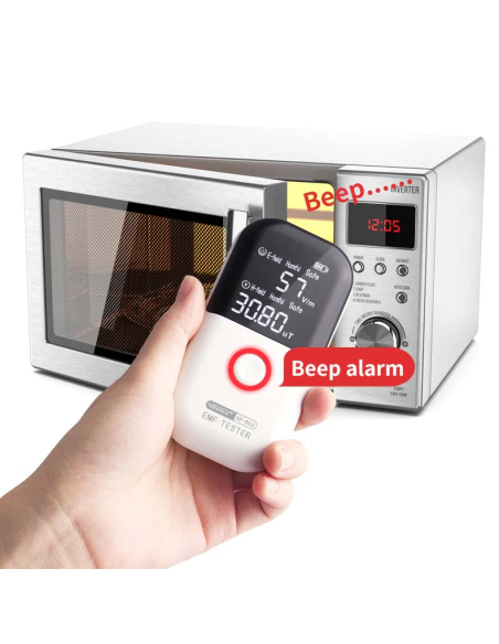 Lector Radiación electromagnética Noyafa NF602 | Pantalla LCD lectura datos | LED rojo | Pitido de alerta Lector Radiación electromagnética Noyafa NF602 | Pantalla LCD lectura datos | LED rojo | Pitido de alerta