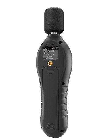 Medidor de sonido, ruido y contaminación acústica Noyafa NF-562S | Carcasa pilas - Trasera