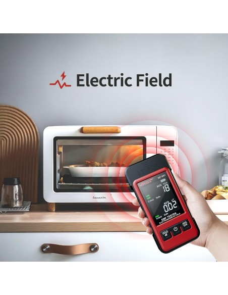 Lector Radiación electromagnética Noyafa NF601 | Hogares, electrodomésticos, microondas, señales wifi, 5g, voltaje, corriente Lector Radiación electromagnética Noyafa NF601 | Hogares, electrodomésticos, microondas, señales wifi, 5g, voltaje, corriente