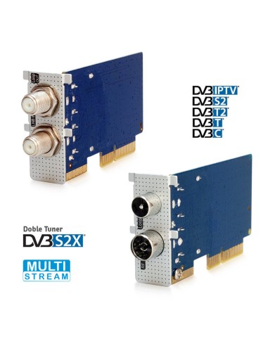 AB PLUSe 4K Rev2 | Tuner extra Plug & Play de satélite o de TDT (DVB-S2X o DVB-T2/C)