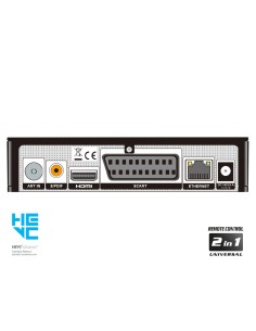 Edision ping T2/C - Receptor digital Terrestre & Cable | Frontal, mando, trasera 2