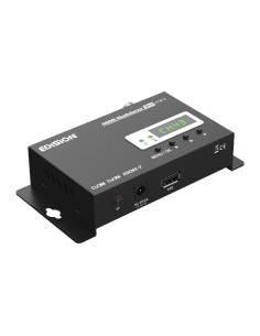 Modulador Edision HDMI 3 en 1 mini | Versión Mini | Pantalla LED, Menú, botones, toma tierra, alimentación, USB