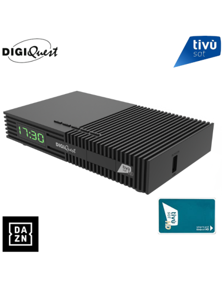 Tivùsat HD: Decodificador + Tarjeta | Receptor Digiquest Ti9