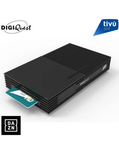 Tivùsat HD: Decodificador + Tarjeta | Receptor Digiquest Ti9