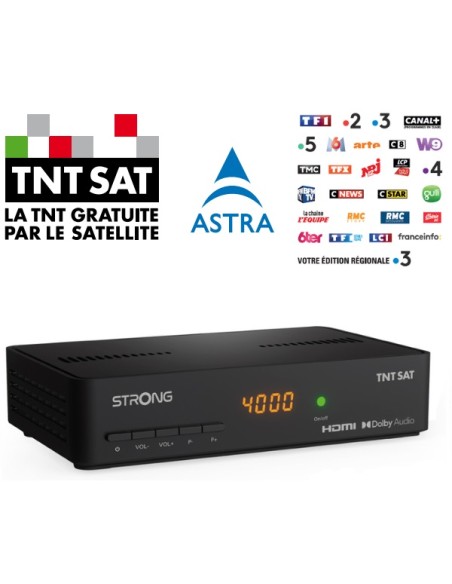 TNT SAT Francia: Decodificador satélite oficial