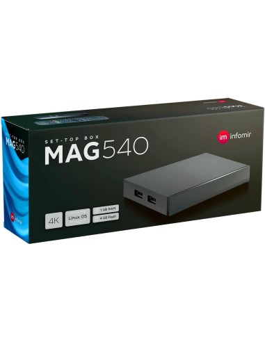 MAG540 Set-Top Box | Receptor IPTV | Caja