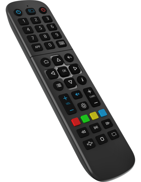 MAG540 Set-Top Box | Receptor IPTV | Mando a distancia ergonómico de última generación con sistemas IR personalizables MAG540 Set-Top Box | Receptor IPTV | Mando a distancia ergonómico de última generación con sistemas IR personalizables