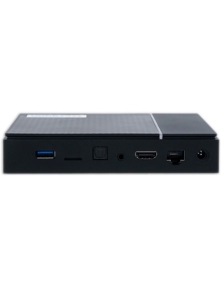 Octagon Spirit V2 Pro Android TV | OTT IPTV Box | Trasera conexiones: USB, S/PDIF, AV, HDMI 2.1 (4K UHD), Ethernet, alimentación