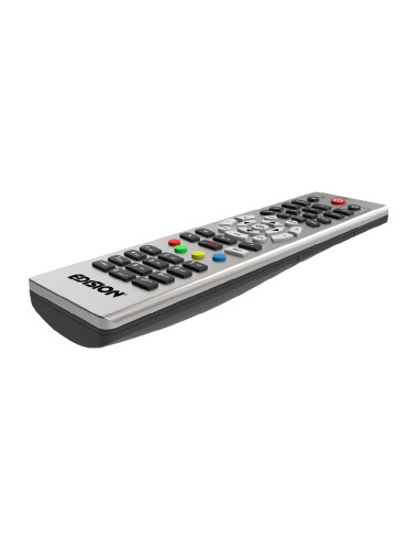 Mando a distancia Edision Universal 1 Alu Plateado | EDI-RCU UNIVERSAL 1 ALU Silver, vista lateral carcasa de aluminio