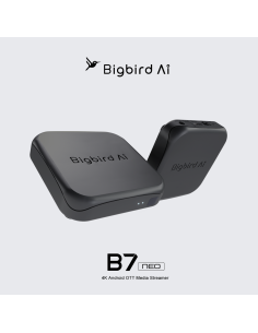 BigBird AI B7 Neo: Receptor IPTV para TV por Internet | Frontal y conexiones 🛒 Comprar BigBird AI B7 Neo