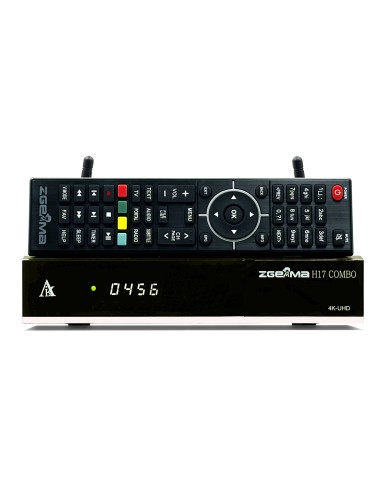 Zgemma H17 Combo – Receptor Linux UHD 4K con sintonizador DVB-S2/S2X + DVB-T2/C y WiFi integrado 🛒 Comprar Zgemma H17