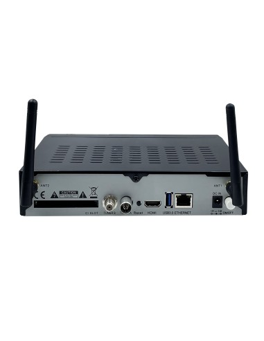 Decodificador Linux 4K DVB-S2X + T2/C | Comprar Zgemma H17 | Wi-Fi integrado | Admite Youtube, Kodi, Stalker, OpenATV, OpenPLI