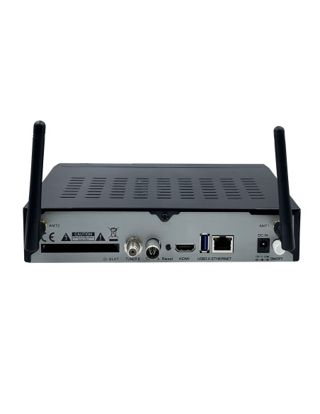 Decodificador Linux 4K DVB-S2X + T2/C | Comprar Zgemma H17 | Wi-Fi integrado | Admite Youtube, Kodi, Stalker, OpenATV, OpenPLI