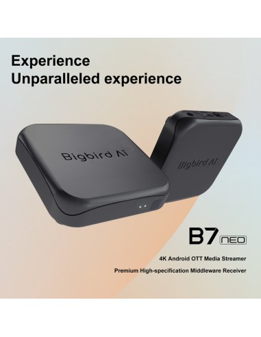 BigBird AI B7 Neo: Receptor IPTV para TV por Internet | Mando a distancia 🛒 Comprar BigBird AI B7 Neo