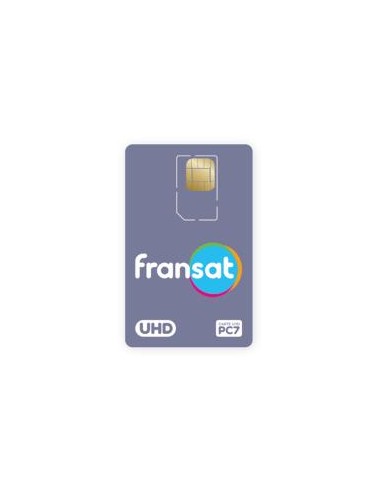 Tarjeta Carte Fransat UHD - TNT France Eutelsat 5º O