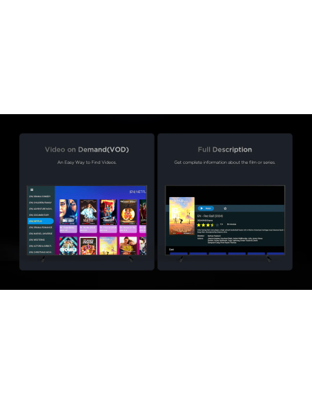 Gigablue X1 Pro 4K – Decodificador satélite & TV Box Android 12 para IPTV/OTT y reproductor multimedia | Interfaz3