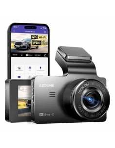 Dashcam AZDome M63 Lite 1CH 4K | Cámara frontal para el coche con WiFi y pantalla | App para ver, descargar y compartir vídeos