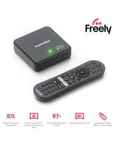 Comprar Manhattan Aero 4K TV Streamer con Freely en España | Canales de Reino Unido por internet