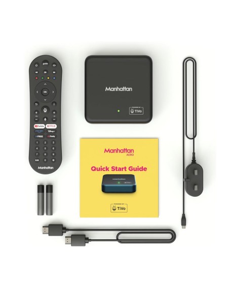 Comprar Manhattan Aero 4K TV Streamer con Freely en España | Canales de Reino Unido por internet