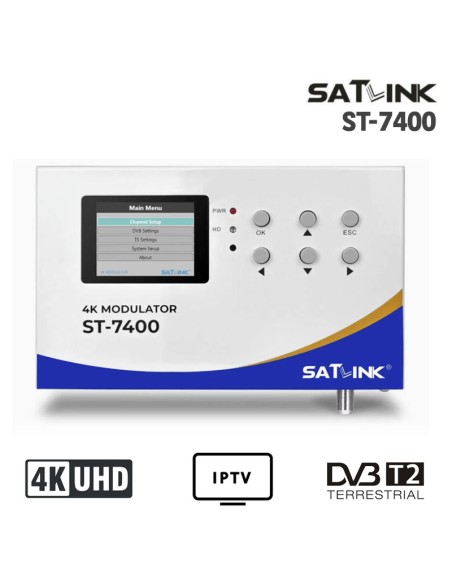 Modulador 4K Satlink ST-7400