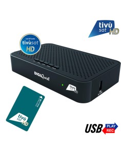 Tivùsat HD: Decodificador Premium + Tarjeta