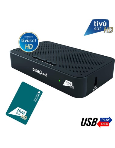 Tivùsat HD: Decodificador Premium + Tarjeta