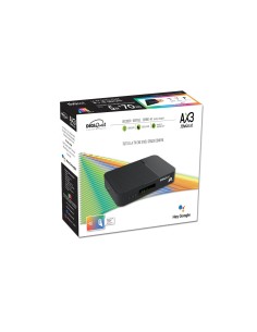 Digiquest AX3 Tivusat 4K Ultra UHD + Tarjeta incluida | Decodificador Oficial con Android TV y sintonizador de TDT 2