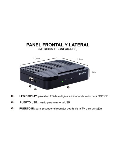 Qviart OG3ws: Receptor satélite OTT Linux Multistream | IPTV Stalker, Xtream, M3U | WiFi 2.4 GHz | YouTube y multimedia