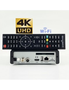 Zgemma H8.2H SE | Decodificador Linux E2 Combo 4K UHD DVB-S2 + DVB-T2/C, WiFi 2.4GHz incorporado, Cortex-A53 Quad Core 2