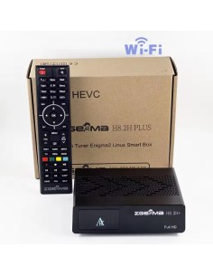 Zgemma H8.2H+ | Receptor Linux E2 Combo (Satélite, TDT y Cable). Wifi incorporado. Receptor, mando y caja