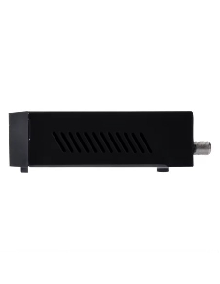 Freesat V8X-II - Receptor satélite Full HD DVB-S2X con WiFi integrado. Lateral del receptor, chasis, ventilación