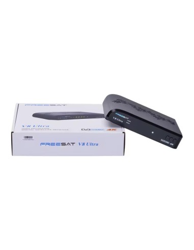 Freesat V8 Ultra | Receptor Combo 4K (Satélite + TDT) con WiFi integrado - Actualizable por USB