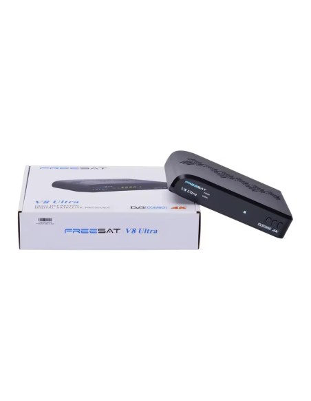 Freesat V8 Ultra | Receptor Combo 4K (Satélite + TDT) con WiFi integrado - Actualizable por USB