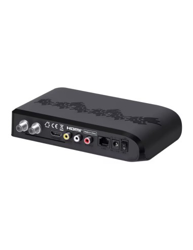 Freesat V8 Ultra | Receptor DVB-Combo 4K con WiFi integrado. Trasera del receptor, conexiones