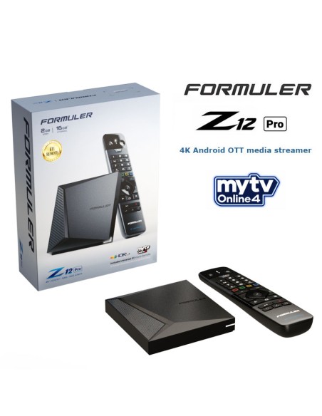 Formuler Z12 Pro: Receptor IPTV de calidad | Caja, receptor y mando a distancia Bluetooth 🛒 Comprar Formuler Z12 Pro