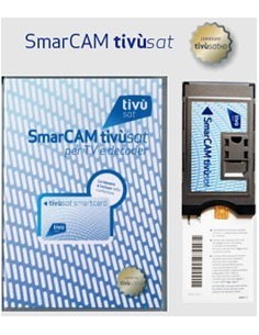 TivùSat HD CAM, Tarjeta instertada en televisión 2