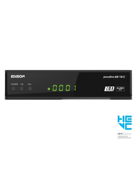 Edision Piccollino S2+T2/C Combo | Frontal