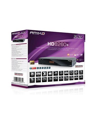 AMIKO HD8260+ COMBO SAT+TDT+CABLE Android Streaming
