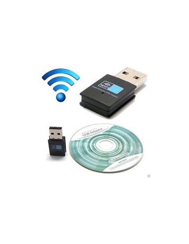 Wireless USB Adapter 300 Mbps compatible VU+ 